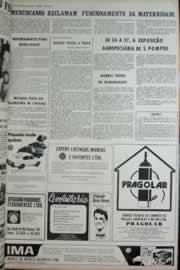Página do jornal Correio do Ceará de agosto de 1972