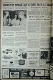 Página do jornal Correio do Ceará de agosto de 1972