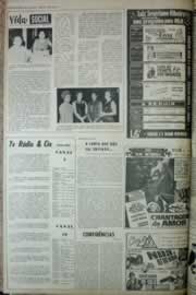 Página do jornal Correio do Ceará de agosto de 1972