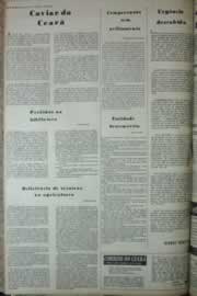 Página do jornal Correio do Ceará de agosto de 1972