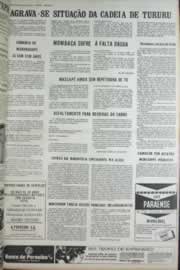 Página do jornal Correio do Ceará de agosto de 1972