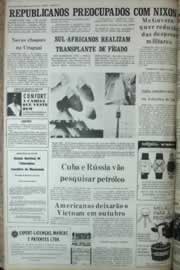 Página do jornal Correio do Ceará de agosto de 1972