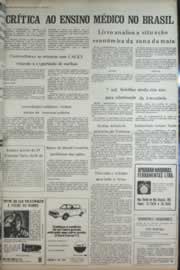 Página do jornal Correio do Ceará de agosto de 1972