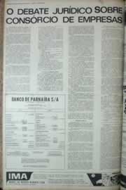 Página do jornal Correio do Ceará de agosto de 1972
