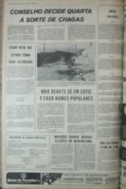 Página do jornal Correio do Ceará de agosto de 1972