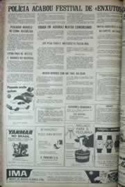 Página do jornal Correio do Ceará de agosto de 1972