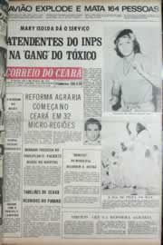 Página do jornal Correio do Ceará de agosto de 1972