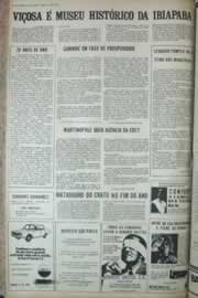 Página do jornal Correio do Ceará de agosto de 1972