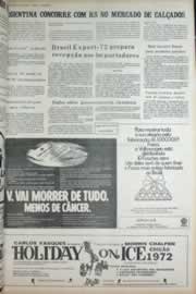 Página do jornal Correio do Ceará de agosto de 1972
