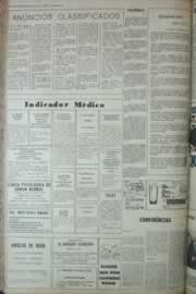 Página do jornal Correio do Ceará de agosto de 1972