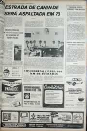 Página do jornal Correio do Ceará de agosto de 1972