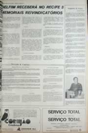 Página do jornal Correio do Ceará de agosto de 1972