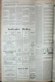 Página do jornal Correio do Ceará de agosto de 1972