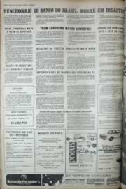 Página do jornal Correio do Ceará de agosto de 1972