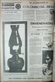 Página do jornal Correio do Ceará de agosto de 1972