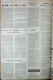 Página do jornal Correio do Ceará de agosto de 1972
