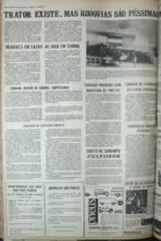 Página do jornal Correio do Ceará de agosto de 1972