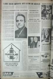 Página do jornal Correio do Ceará de agosto de 1972