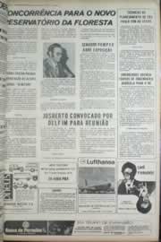 Página do jornal Correio do Ceará de agosto de 1972