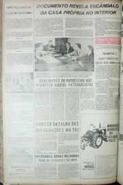 Página do jornal Correio do Ceará de agosto de 1972