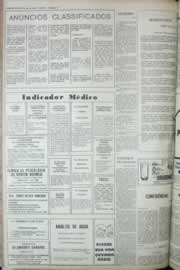 Página do jornal Correio do Ceará de agosto de 1972