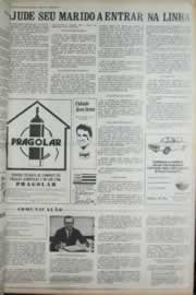 Página do jornal Correio do Ceará de agosto de 1972