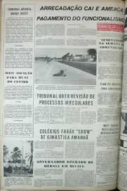 Página do jornal Correio do Ceará de agosto de 1972