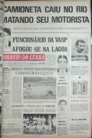 Página do jornal Correio do Ceará de agosto de 1972