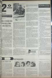 Página do jornal Correio do Ceará de agosto de 1972