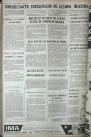 Página do jornal Correio do Ceará de agosto de 1972