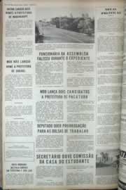 Página do jornal Correio do Ceará de agosto de 1972