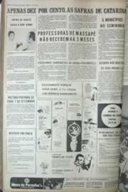 Página do jornal Correio do Ceará de agosto de 1972