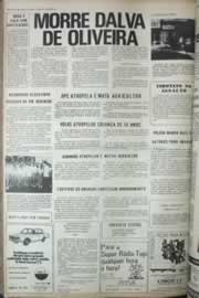 Página do jornal Correio do Ceará de agosto de 1972