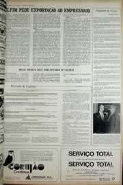 Página do jornal Correio do Ceará de setembro de 1972