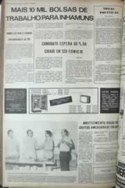 Página do jornal Correio do Ceará de setembro de 1972