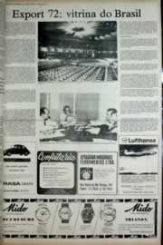 Página do jornal Correio do Ceará de setembro de 1972