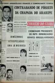 Página do jornal Correio do Ceará de setembro de 1972