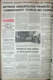 Página do jornal Correio do Ceará de setembro de 1972