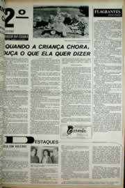 Página do jornal Correio do Ceará de setembro de 1972