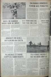 Página do jornal Correio do Ceará de setembro de 1972