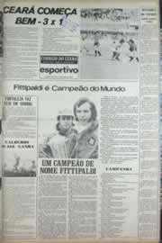 Página do jornal Correio do Ceará de setembro de 1972