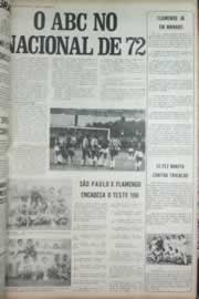 Página do jornal Correio do Ceará de setembro de 1972