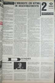 Página do jornal Correio do Ceará de setembro de 1972