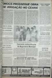 Página do jornal Correio do Ceará de setembro de 1972