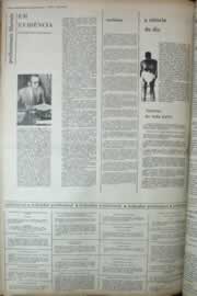 Página do jornal Correio do Ceará de setembro de 1972