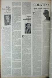 Página do jornal Correio do Ceará de setembro de 1972