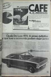 Página do jornal Correio do Ceará de setembro de 1972