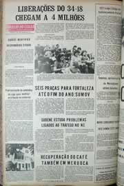 Página do jornal Correio do Ceará de setembro de 1972