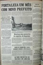 Página do jornal Correio do Ceará de setembro de 1972