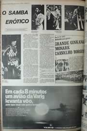 Página do jornal Correio do Ceará de setembro de 1972